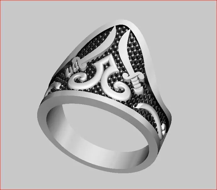 Men - Ring 3D print model