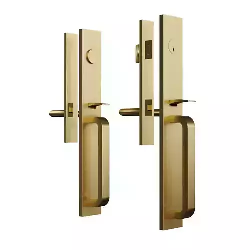 Door Handle set 01 by School House 3D model