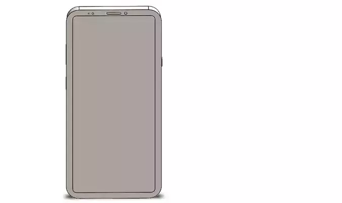 samsung s9 plus  Low-poly 3D model