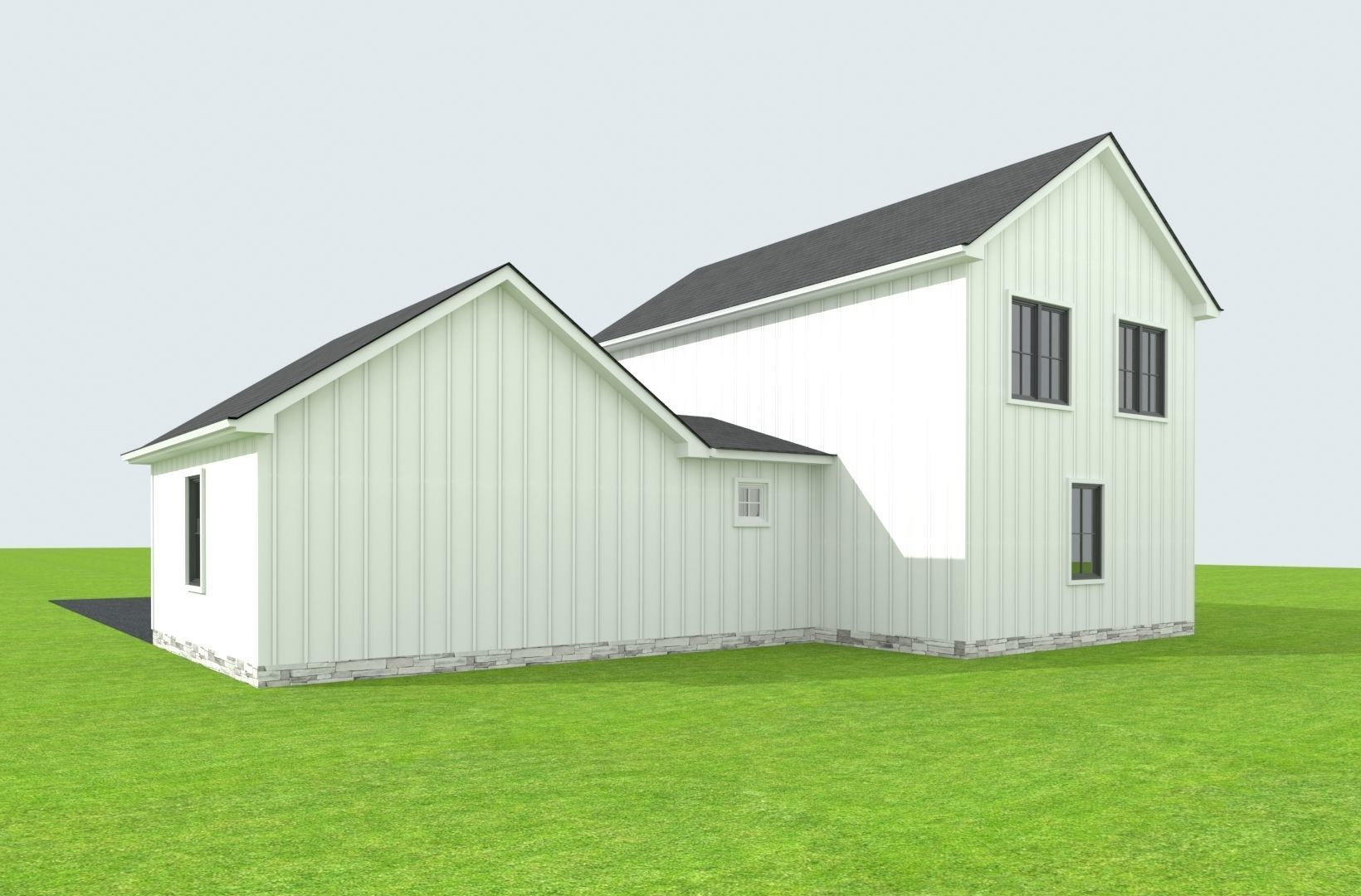 Cape Cod House 14 3D model_3