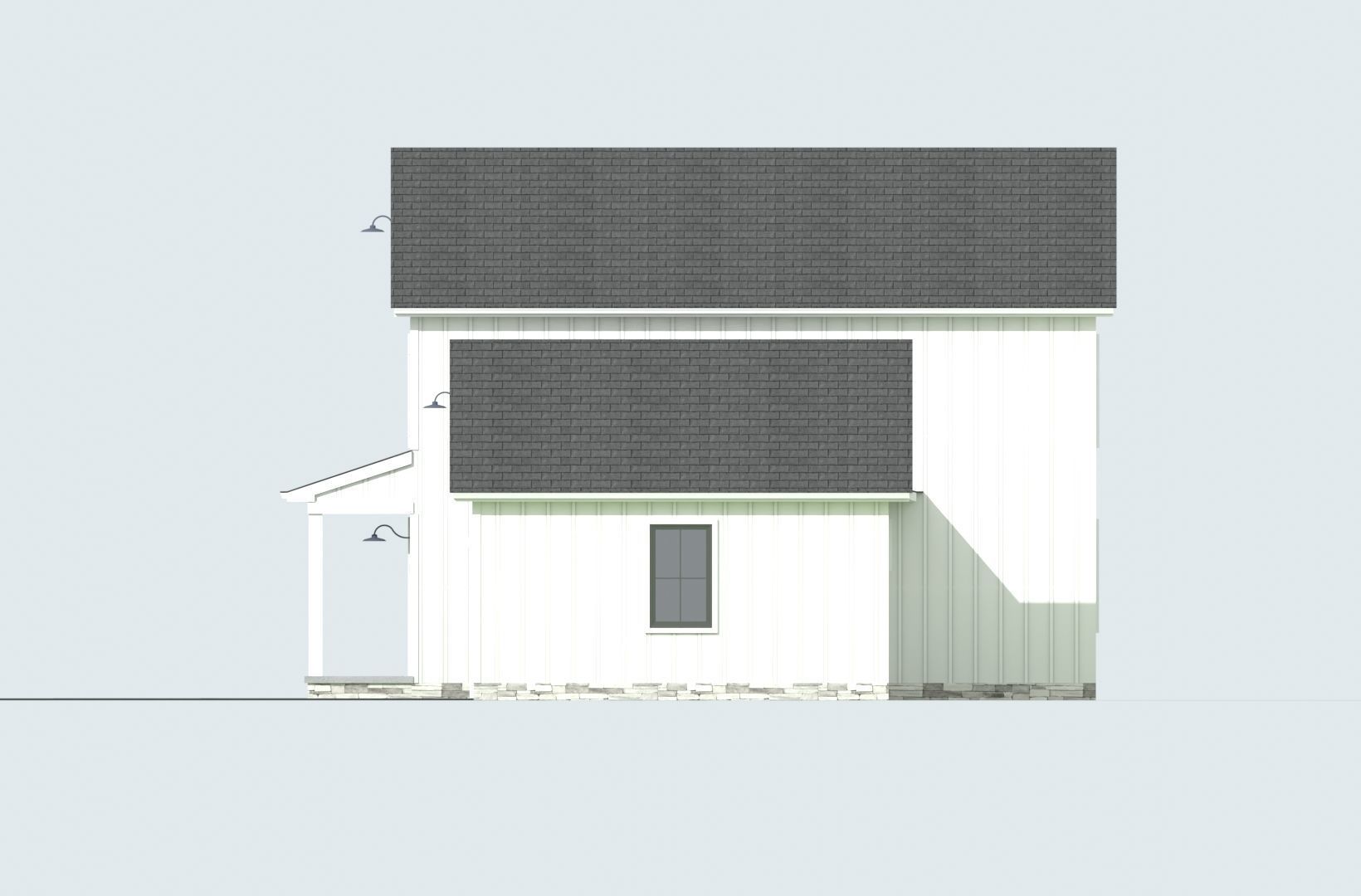 Cape Cod House 14 3D model_7