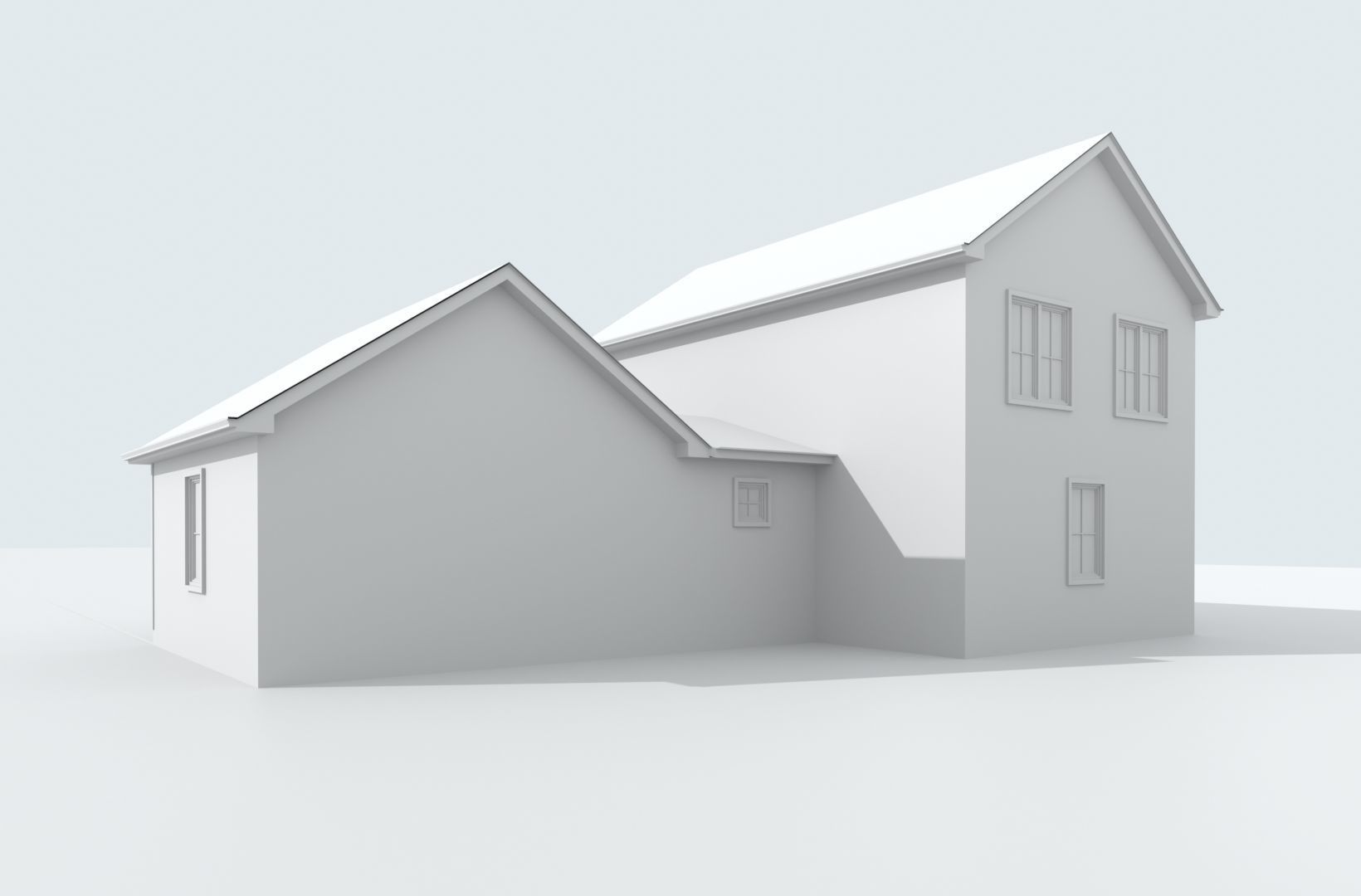 Cape Cod House 14 3D model_9