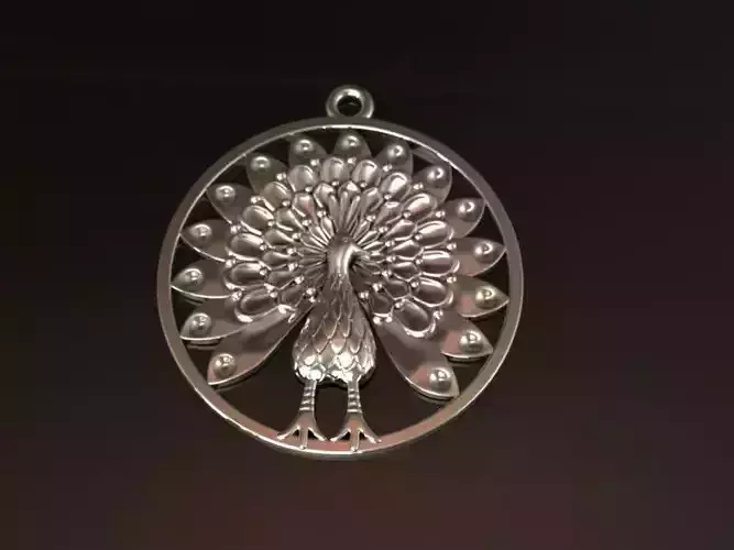  pendant with  peacock 4294