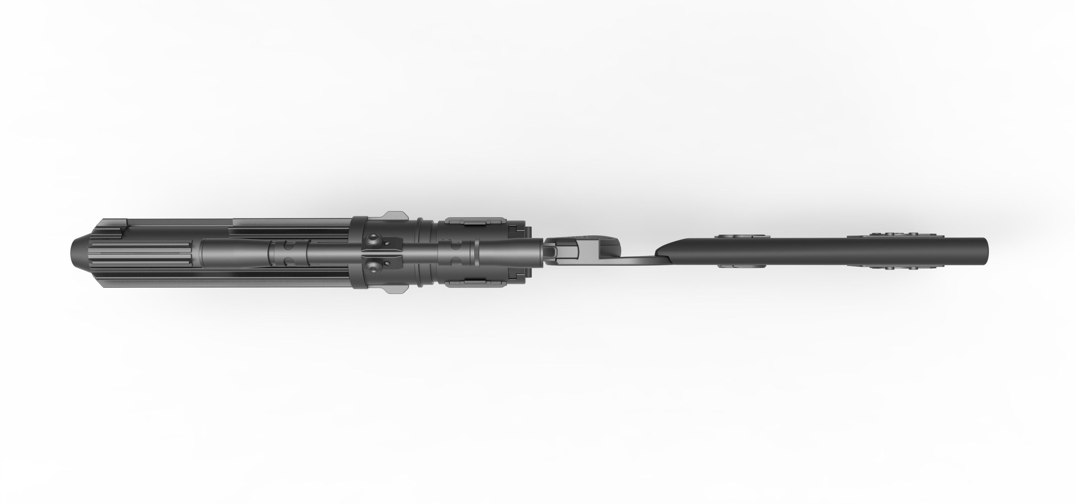 Boba Fett blaster carbine EE-3 from the movie Star Wars ROTJ 3D model_9