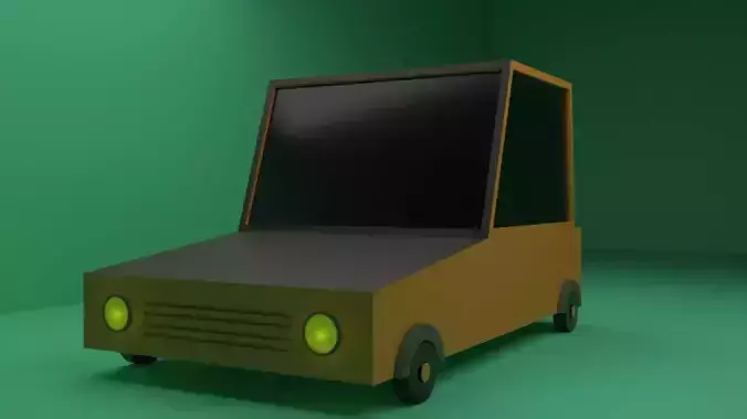 Low Poly Mini car
