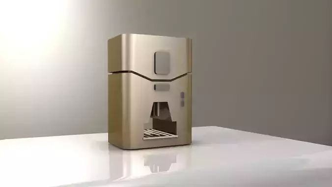 Low Poly Coffee Maker