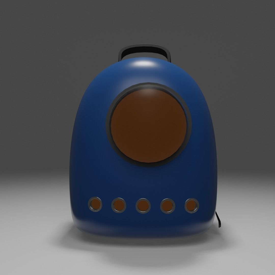 Backpack pet carrier model B 3D model_14