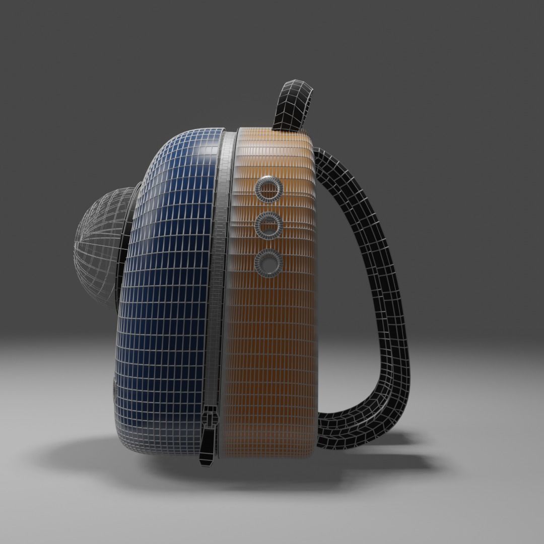 Backpack pet carrier model B 3D model_11