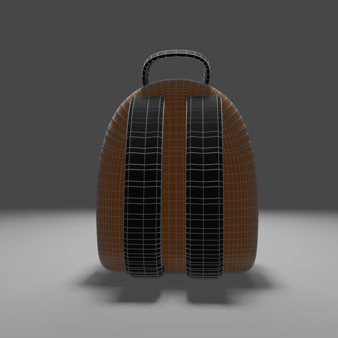 Backpack pet carrier model B 3D model_7