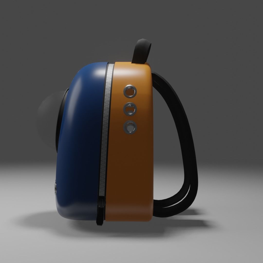 Backpack pet carrier model B 3D model_10