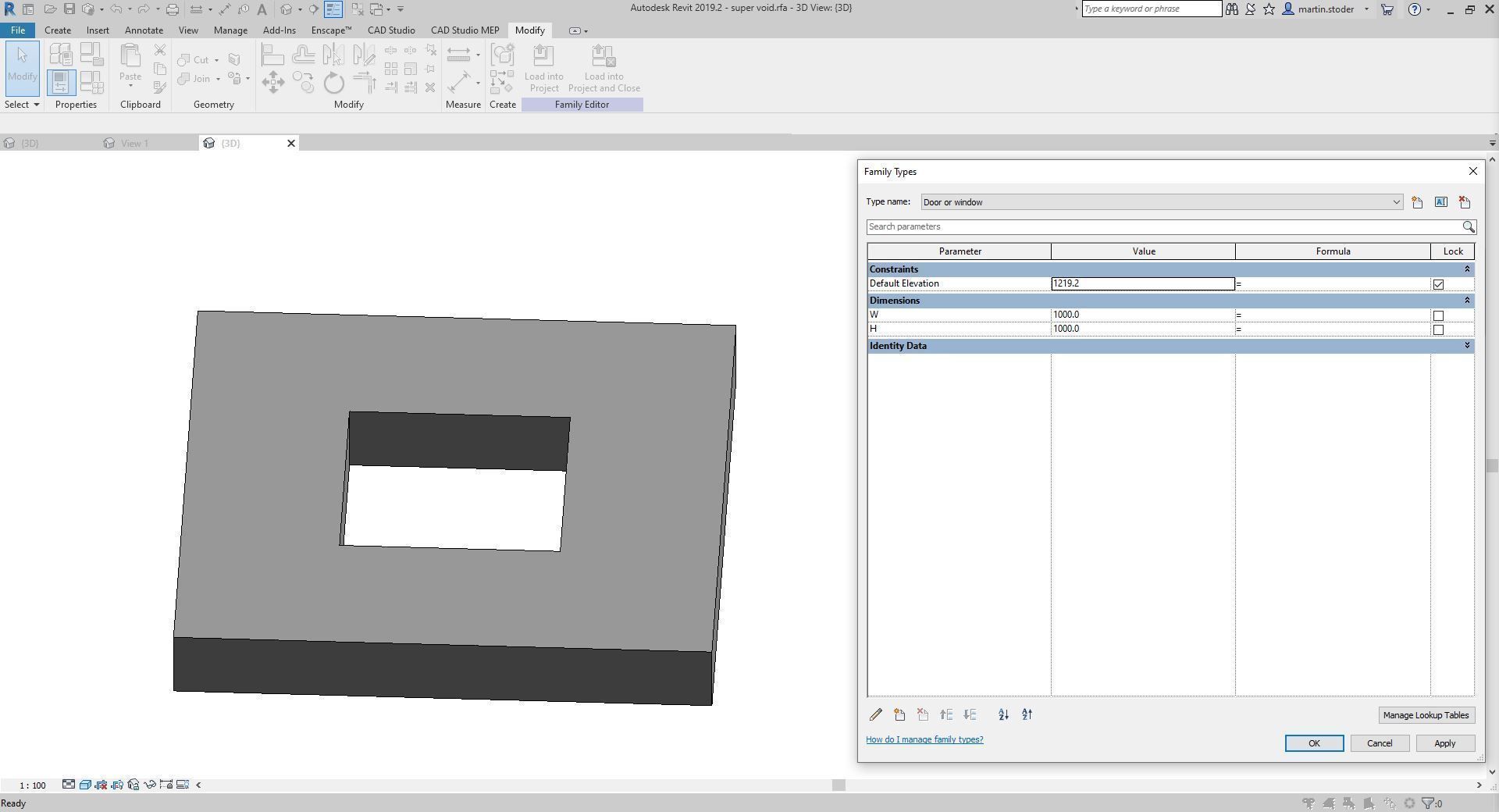 Container - Full parametric Revit Family Low-poly 3D model_22