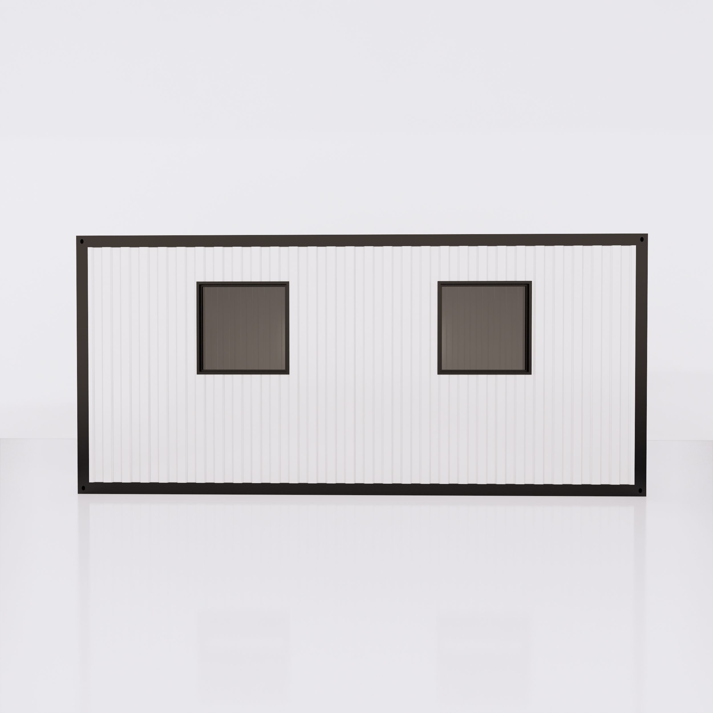 Container - Full parametric Revit Family Low-poly 3D model_5