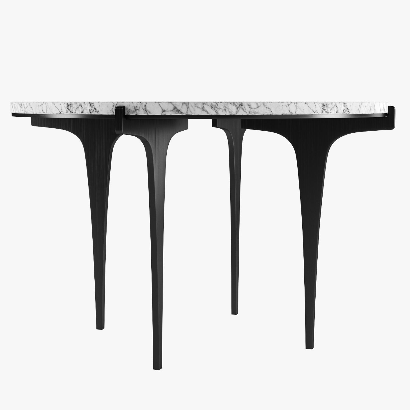 Prong dining table 3D model_1
