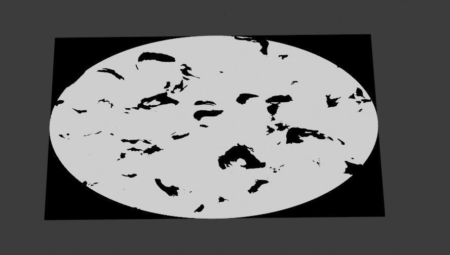 Low Poly Cloud moon Free 3D model_1