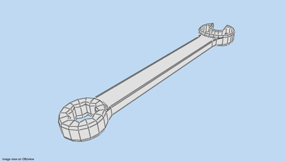 Mechanical Handtools - Combination Wrench 3D model_5