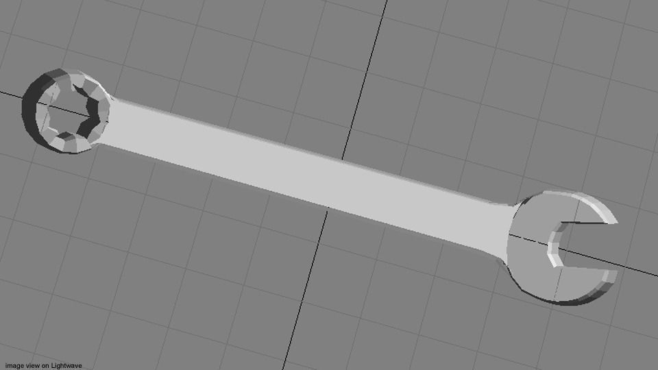 Mechanical Handtools - Combination Wrench 3D model_4