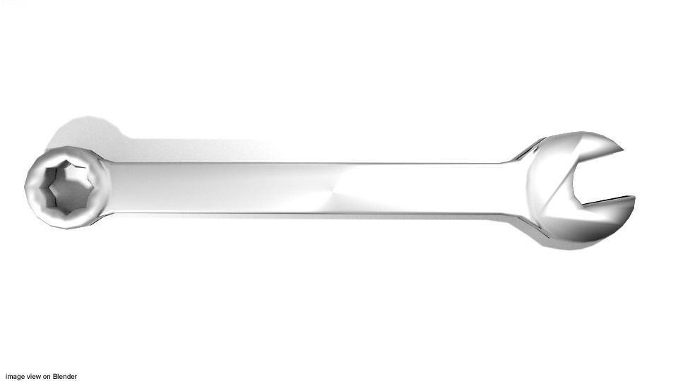 Mechanical Handtools - Combination Wrench 3D model_1