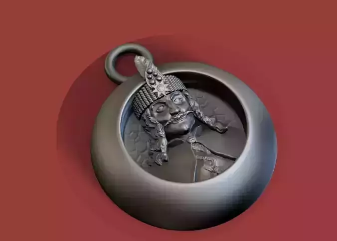 Vlad Tepes Pendant 3D print model