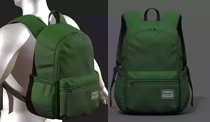 Backpack bag baggage pockets 