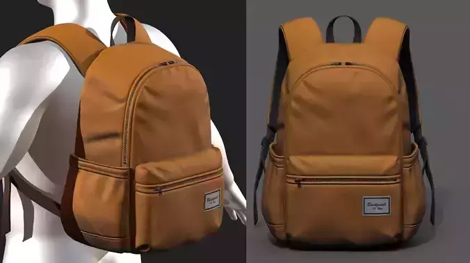 Backpack bag baggage pockets 