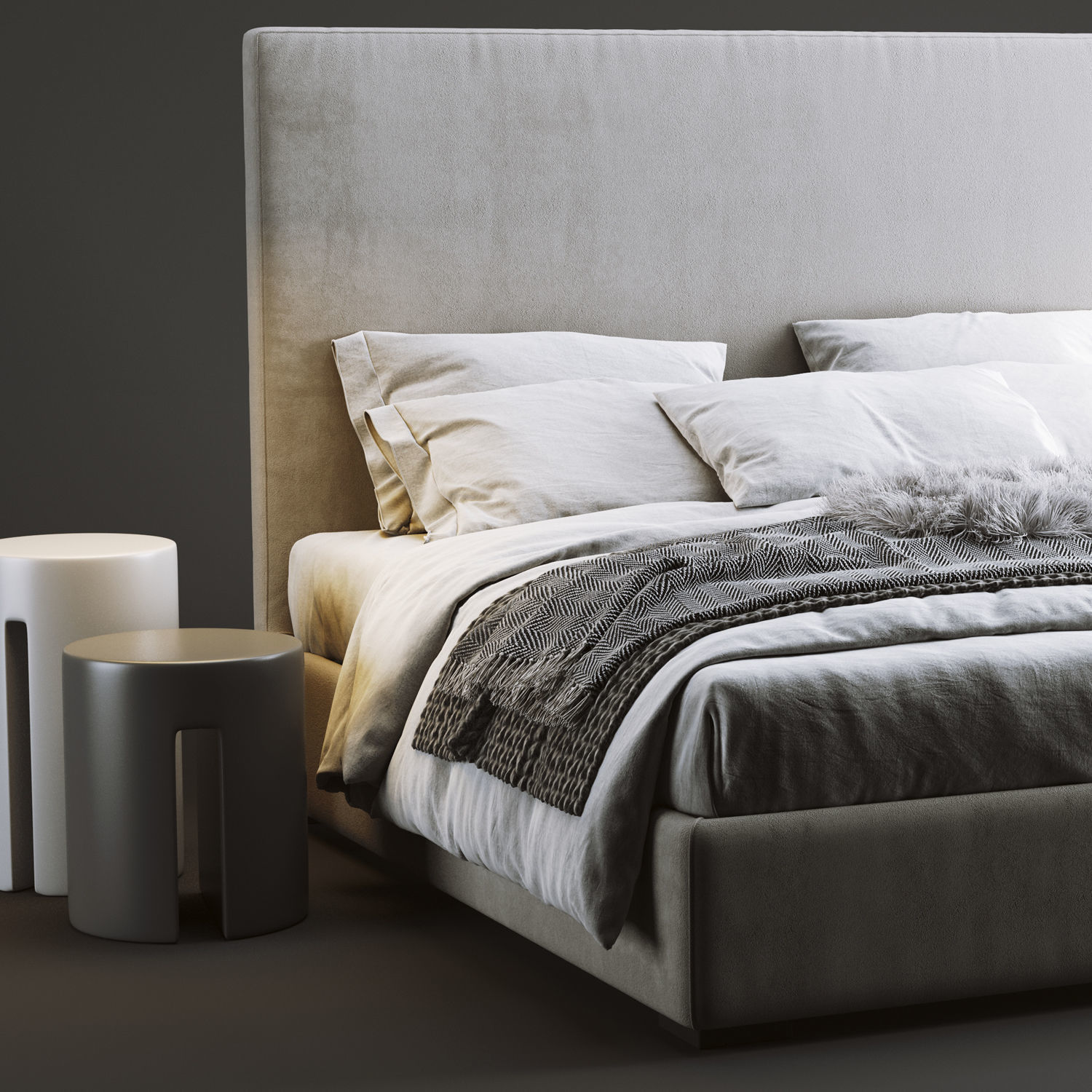 Meridiani Bardo Due Scandinavian Set 3D model_1