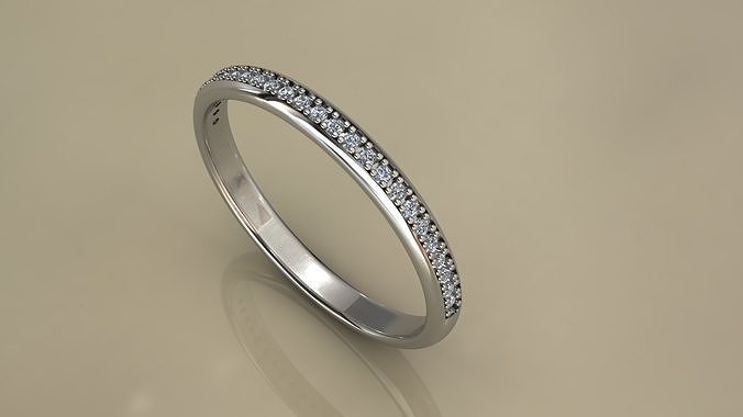 Diamond ring 3D print model