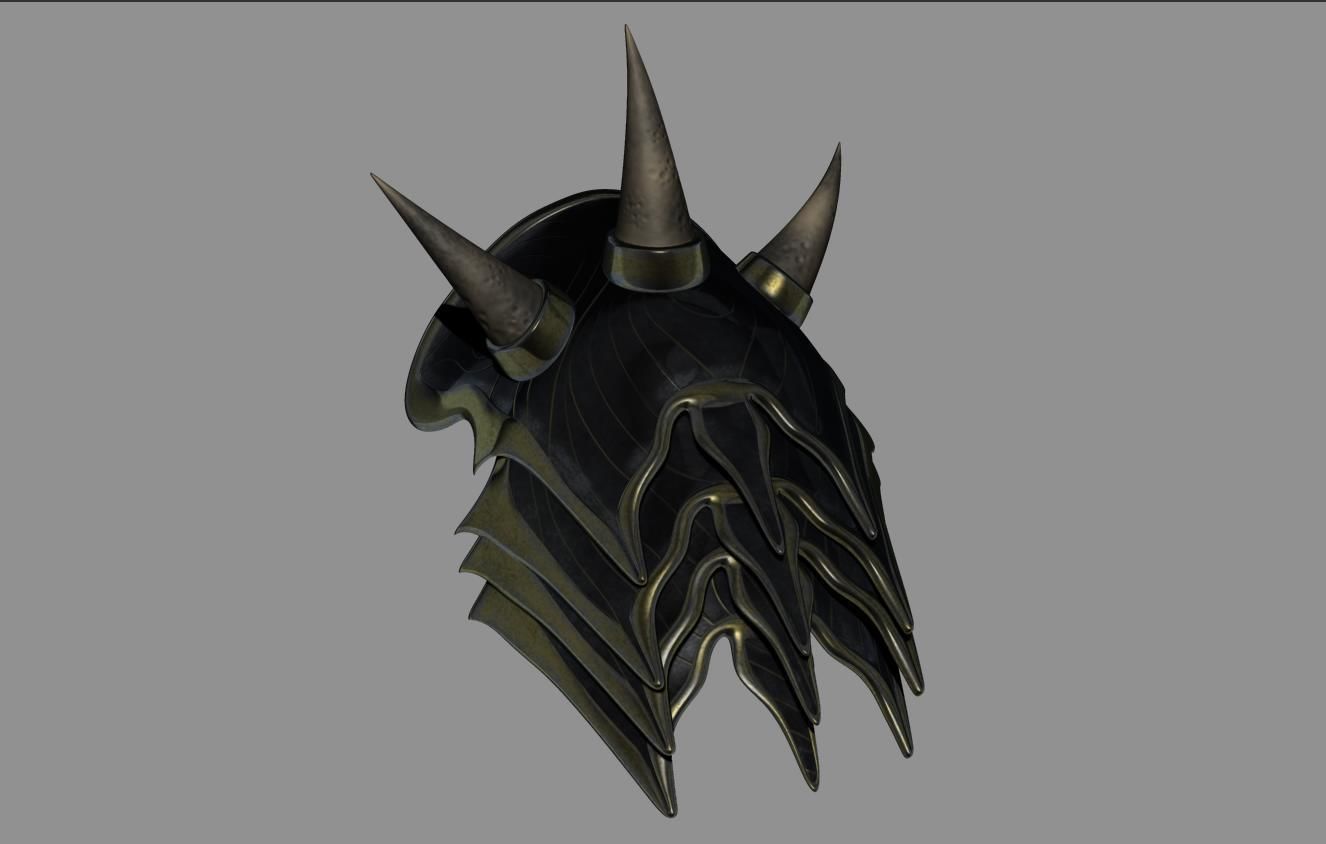 Shoulder Armor  Sculpt 3D model_5