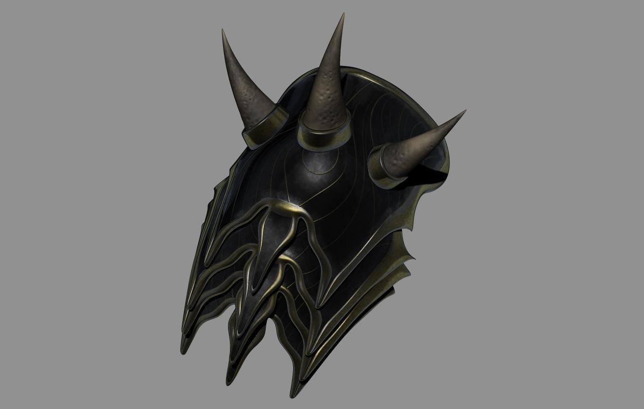 Shoulder Armor  Sculpt 3D model_3