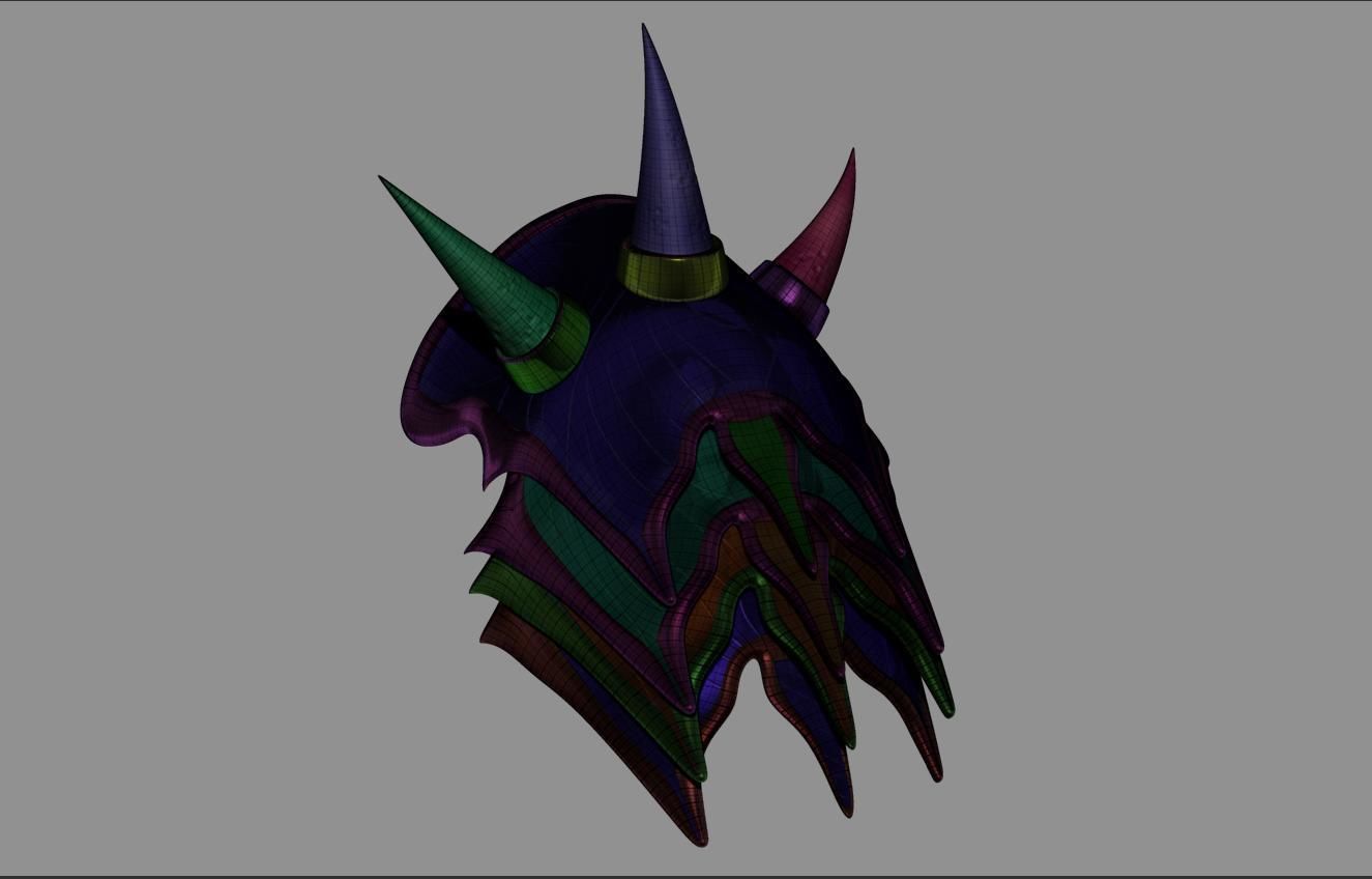 Shoulder Armor  Sculpt 3D model_6