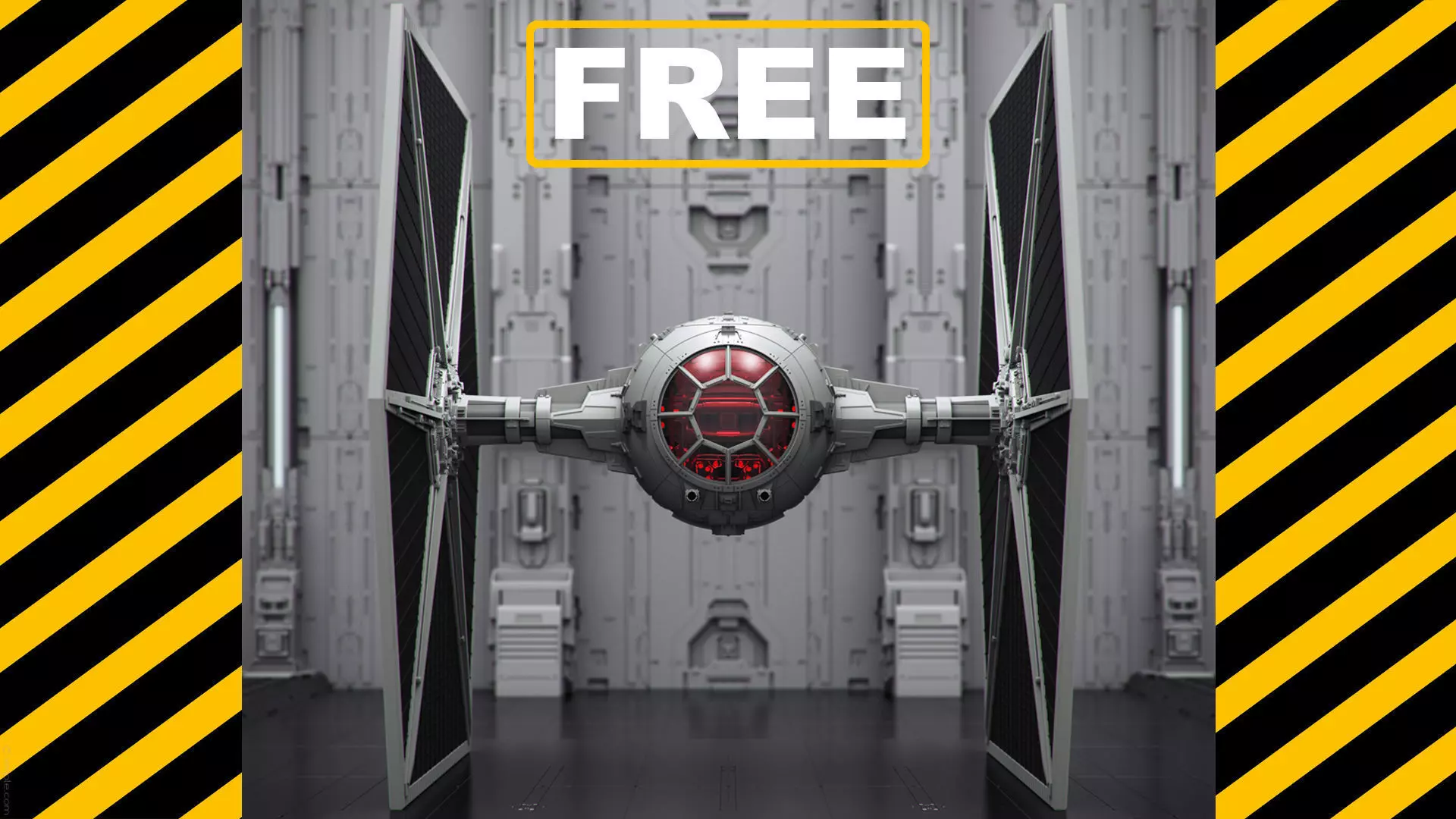 FREE TIE FIGHTER Free 3D model_0