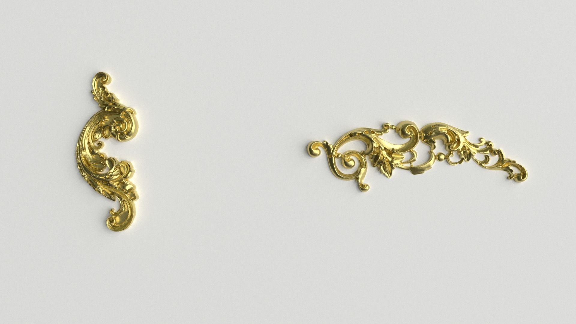 Collection stucco molding 3D model 02 3D model_4