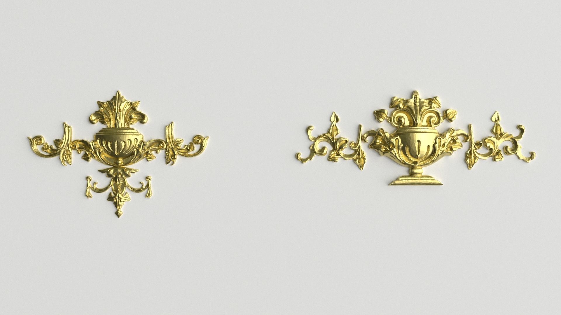 Collection stucco molding 3D model 02 3D model_5