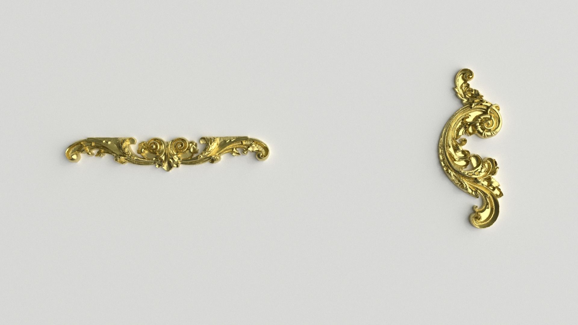 Collection stucco molding 3D model 02 3D model_1