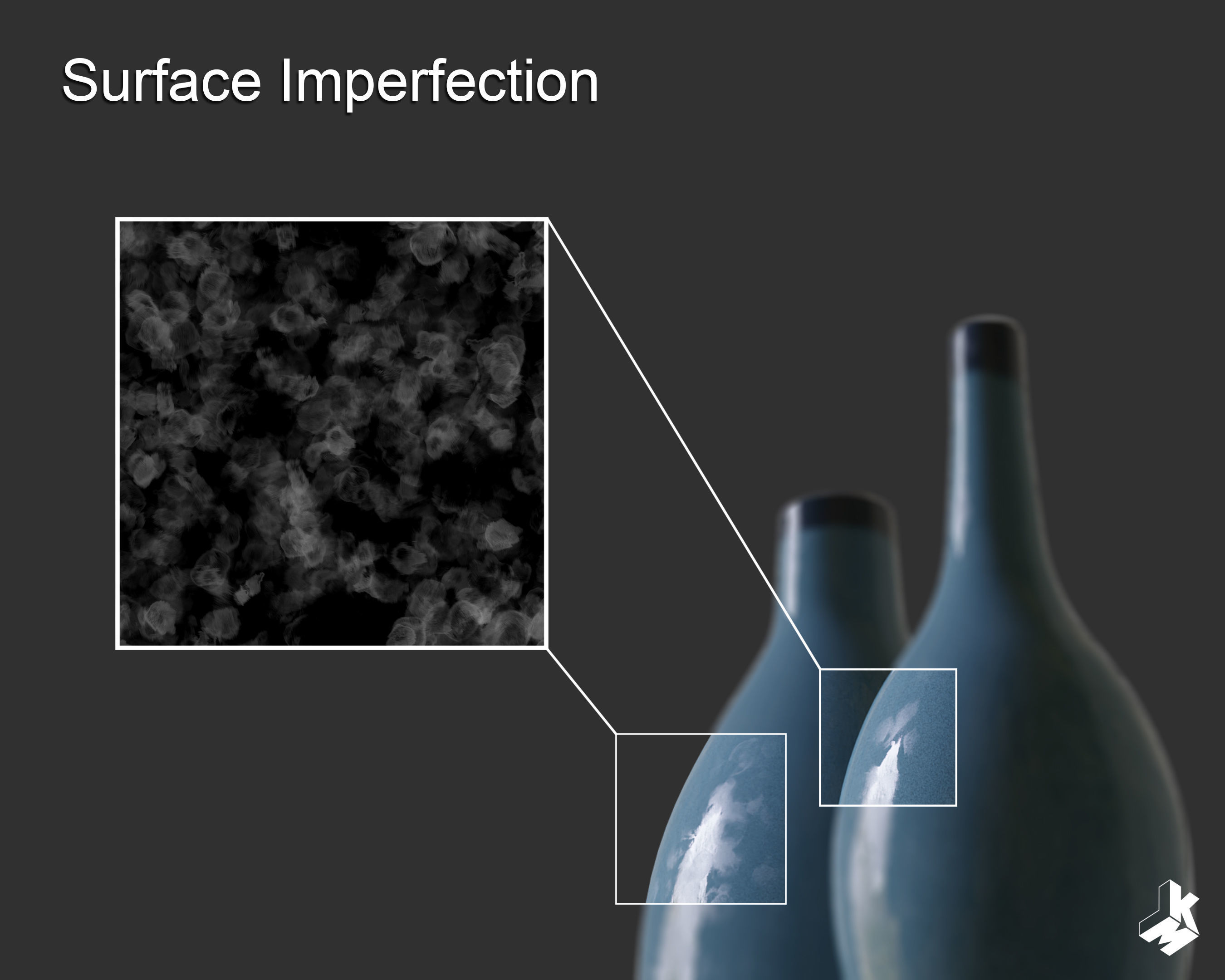 Set of Cascade Ceramic Vases 3D model_3