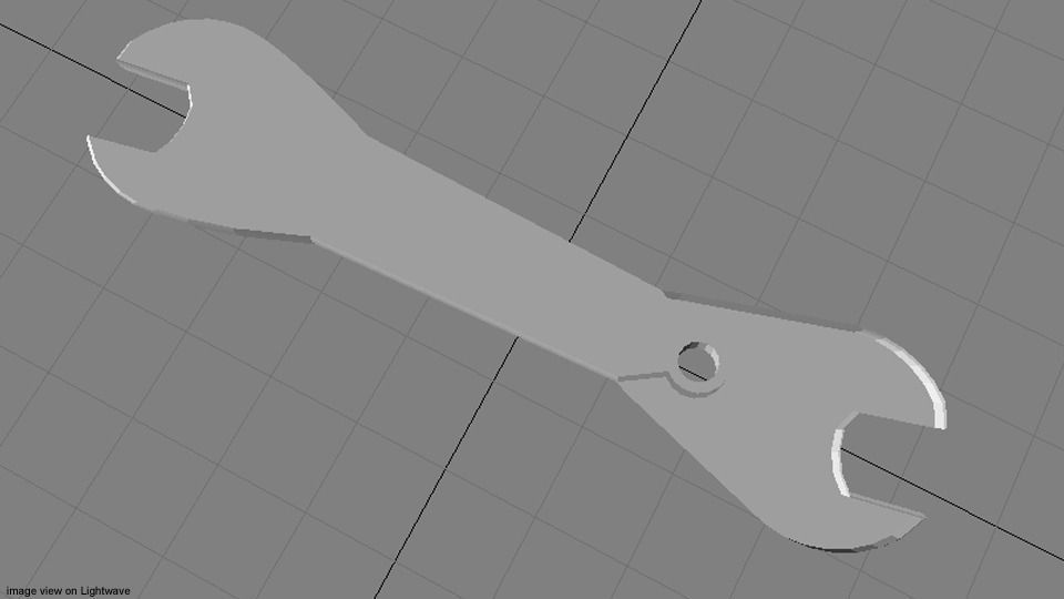 Mechanical Handtools - Cone Wrench 3D model_4