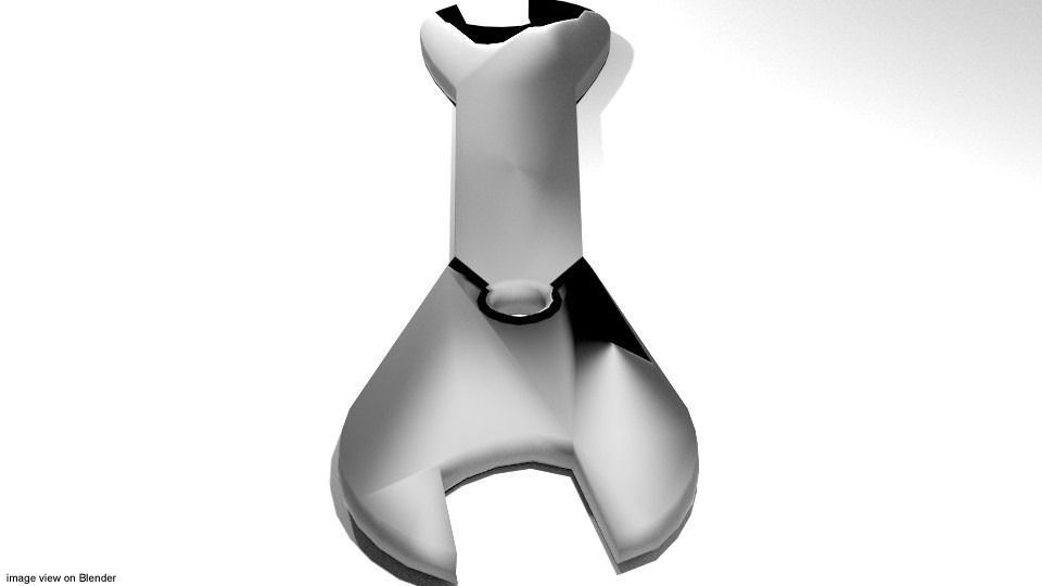 Mechanical Handtools - Cone Wrench 3D model_1