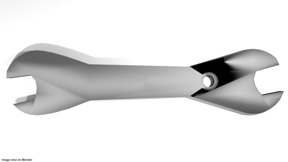 Mechanical Handtools - Cone Wrench 3D model_2