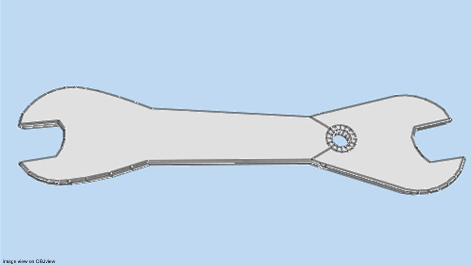 Mechanical Handtools - Cone Wrench 3D model_5
