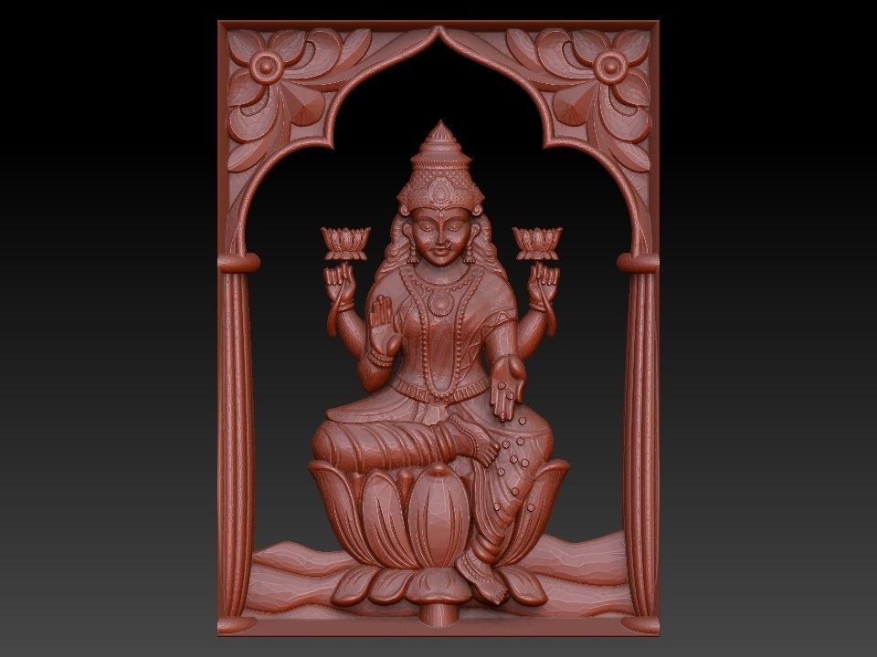 GAJA LAXMI 3D MODEL Free 3D model_4
