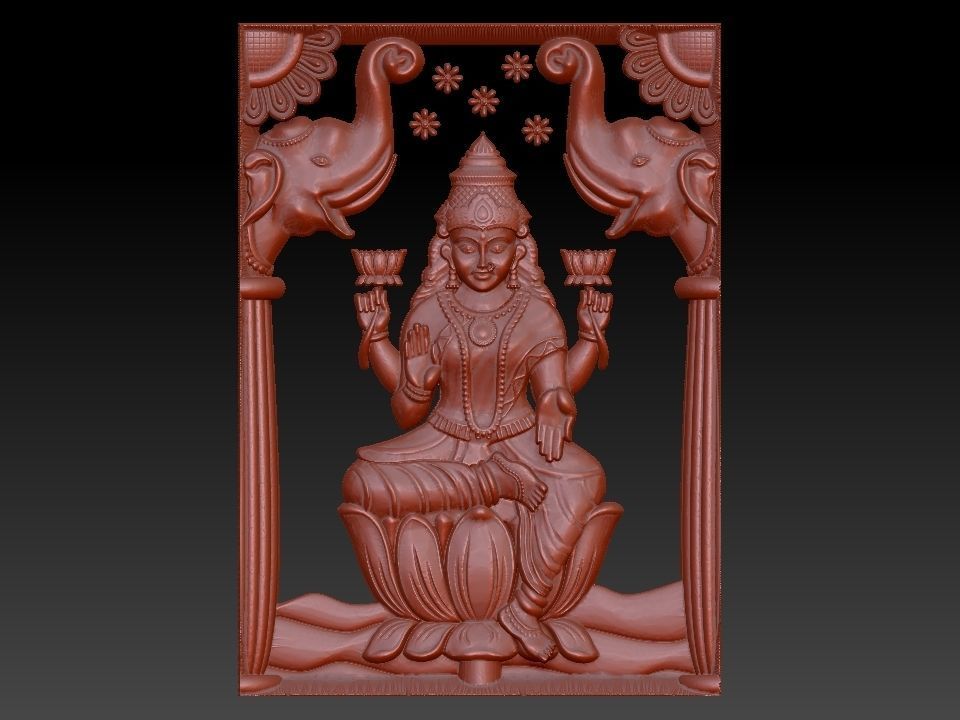 GAJA LAXMI 3D MODEL Free 3D model_1