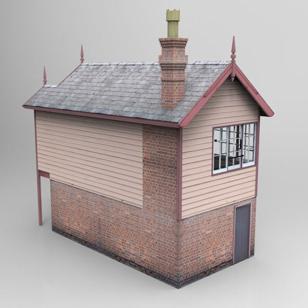 GWR Signal Box 3D model_6