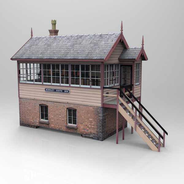 GWR Signal Box 3D model_3