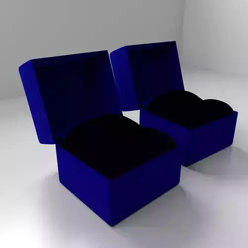 Small and Big Velvet Ring Box