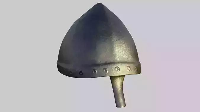 Nasal Helmet Free low-poly 3D model