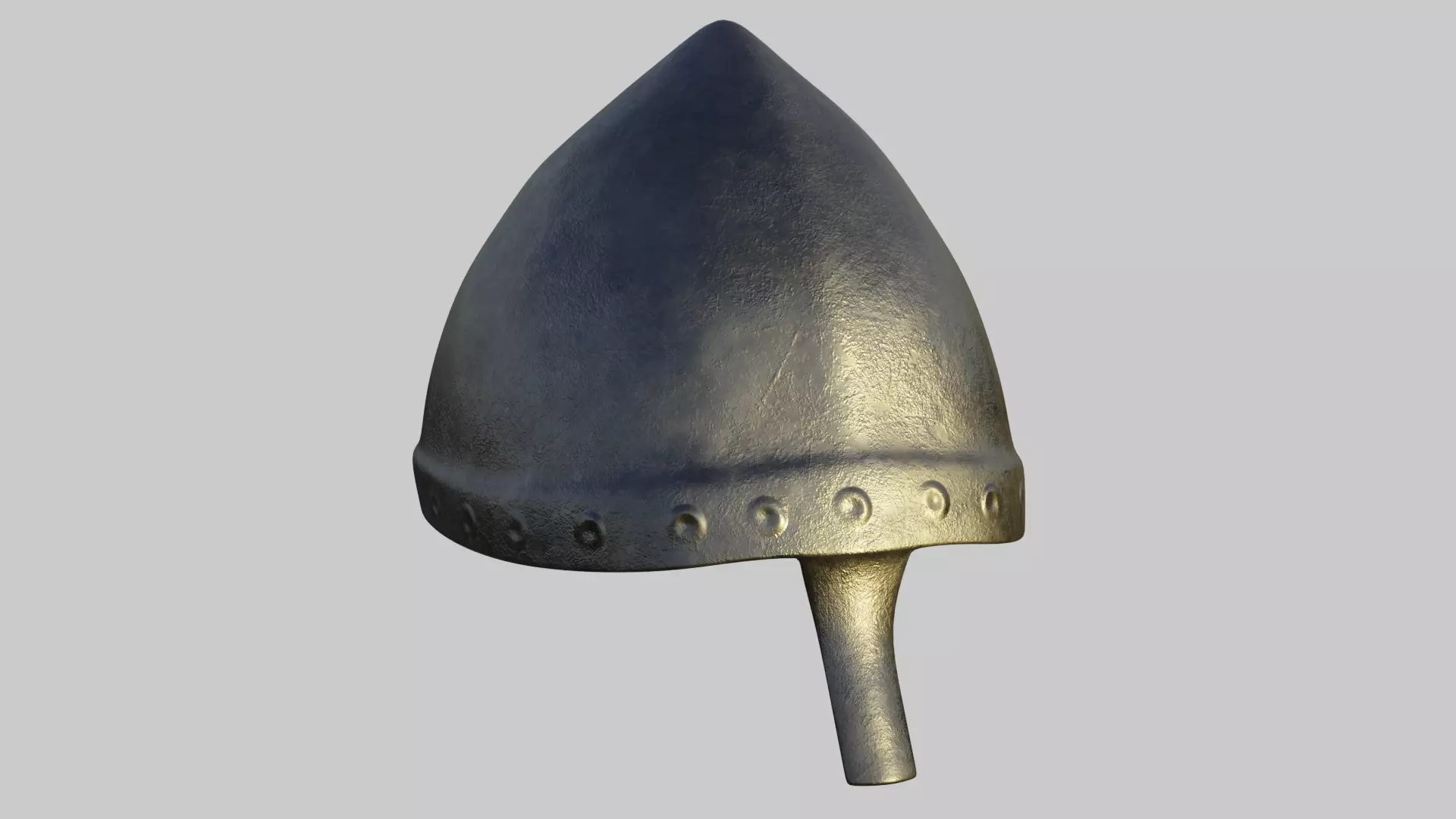 Nasal Helmet Free low-poly 3D model