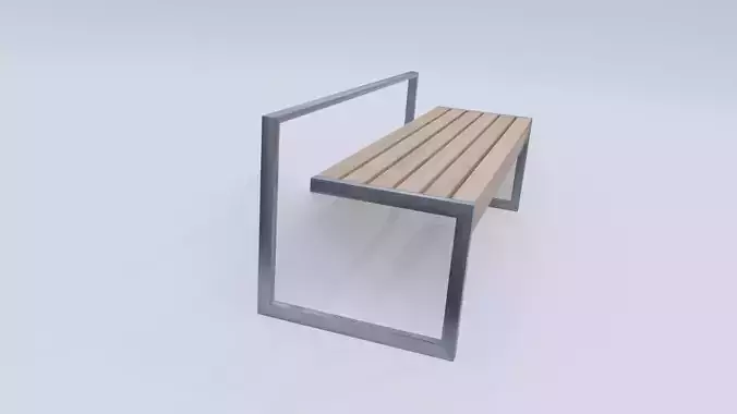 City park garden bench