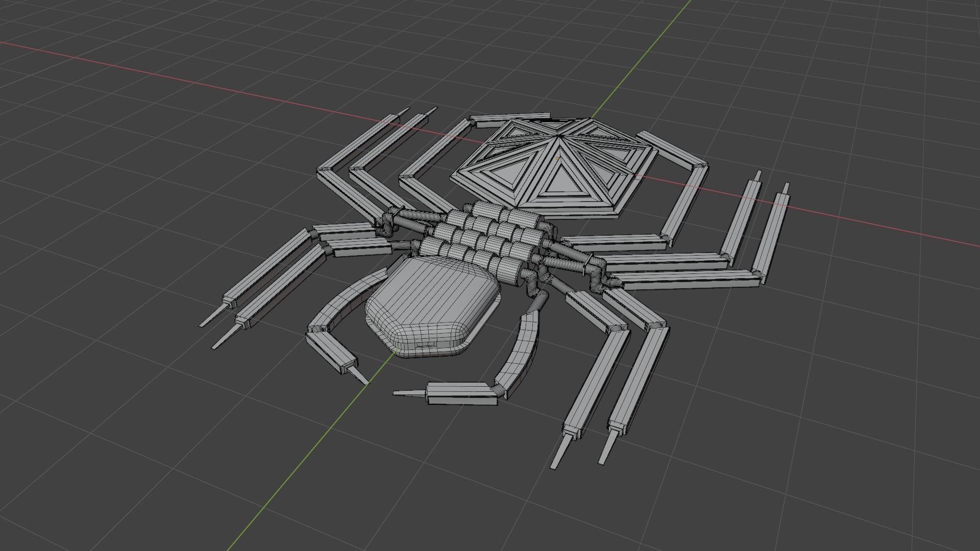 Spider Drone - Spider-Man Homecoming Free low-poly 3D model_2