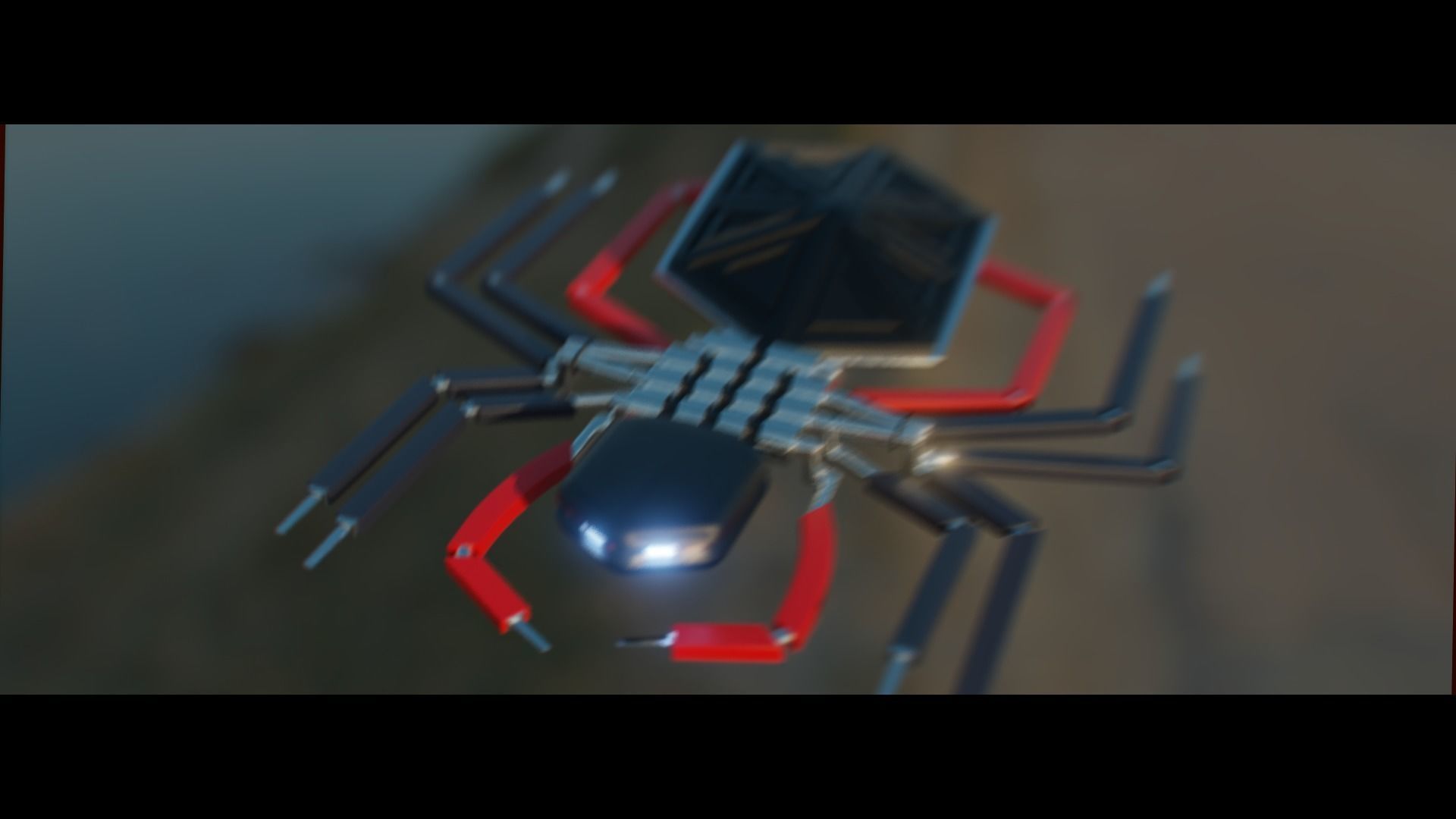 Spider Drone - Spider-Man Homecoming Free low-poly 3D model_1