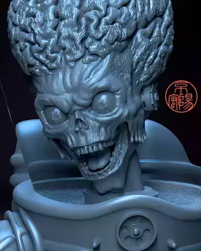 Mars Attack  For  3d print 3D print model