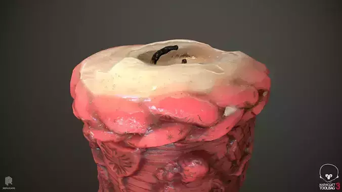 Props - Furniture - Big Candle 01 -